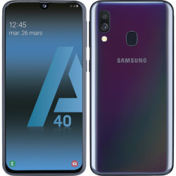 Samsung Galaxy A40 Double Sim (64 Go) - Noir - Produit Reconditionné