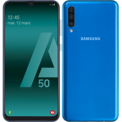 Samsung Galaxy A50 (128 Go) - Bleu - Produit Reconditionné