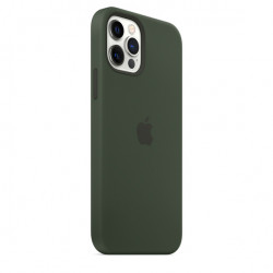 Coque en Silicone avec MagSafe iPhone 12 I 12 Pro - Vert chypre - Original Apple